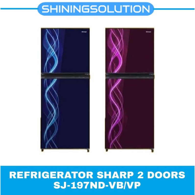 KULKAS SHARP 2 PINTU SJ-197ND-VB/VP