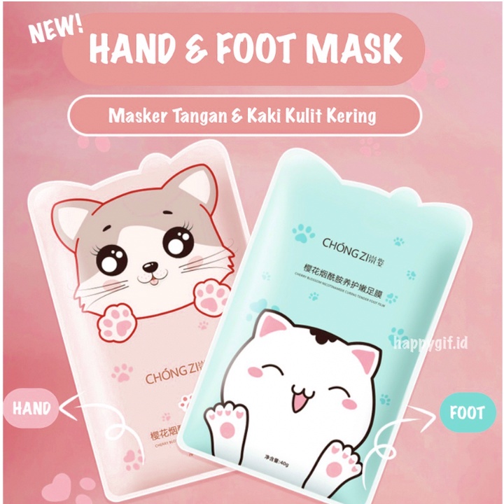 KITTY Masker Perawatan Kaki Tangan Hand Mask Foot Mask XX034