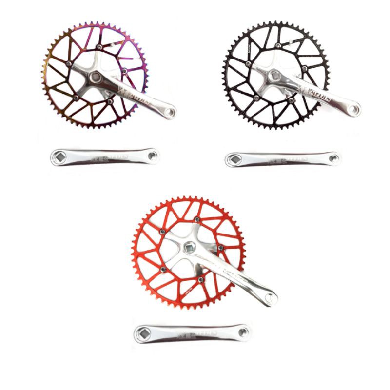 CHAINRING SEPEDA LITEPRO 58T DAN CRANK