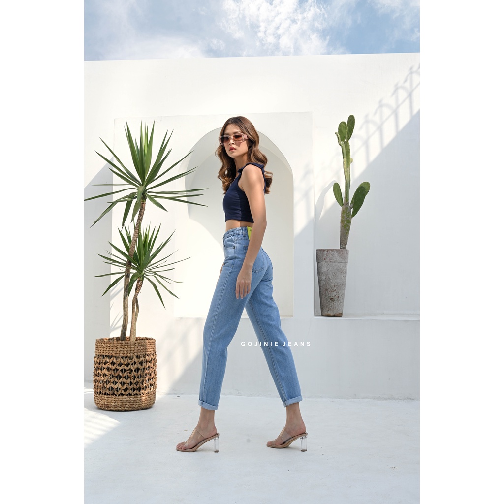 GOJINIEJEANS - Highwaist Comfort Jeans - 3233 - COMFORT BOYFRIEND