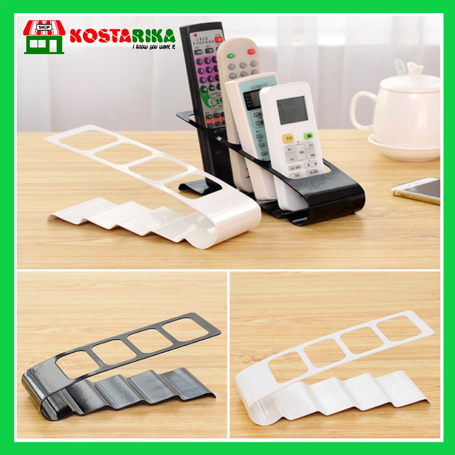 Remote Control Stand Holder Rack Rak Tempat Penyimpan Remote TV AC DVD