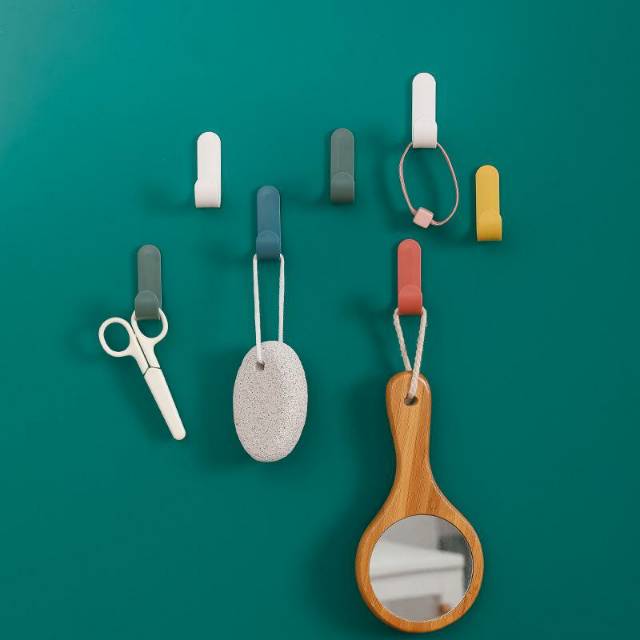 plastic wall hook / coophook 1 set isi 4pc
