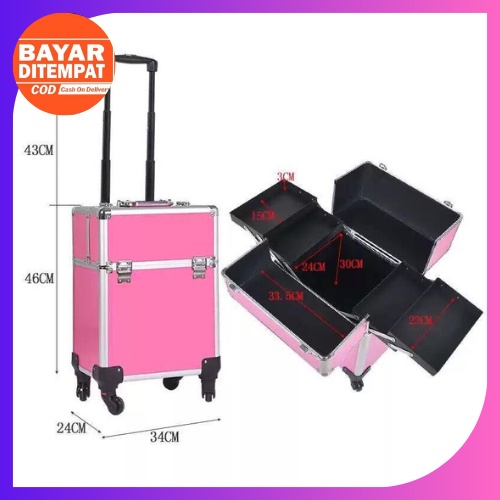 Koper makeUp /Beautycase /Box MakeUp /Box Kosmetik /kosmetik Box /koper Kosmetik Trolly KZT-K0135