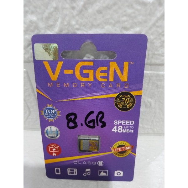 Micro sd vgen 8Gb,micro sd,micro sd vgen,micro sd murah,micro sd ori,memori hp,aksesoris hp.
