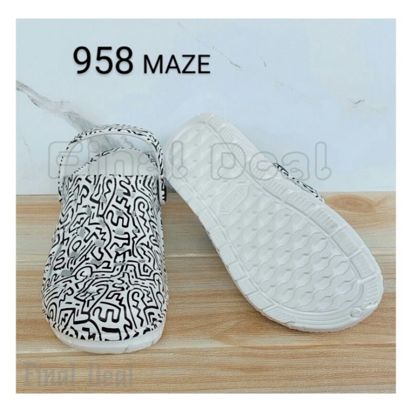 Sandal Kodok Motif Printing, Sandal Sepatu Crocs, Sandal Baim, Sandal Medis Perawat Dokter, Sandal Pabrik 958