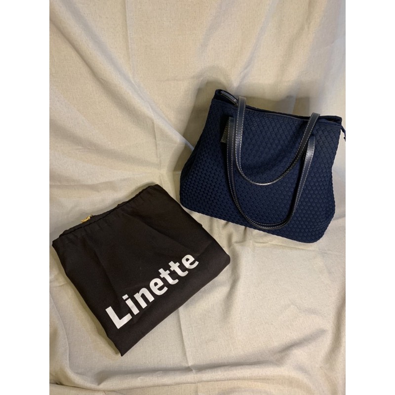 Preloved Linette Bag Navy (authentic)