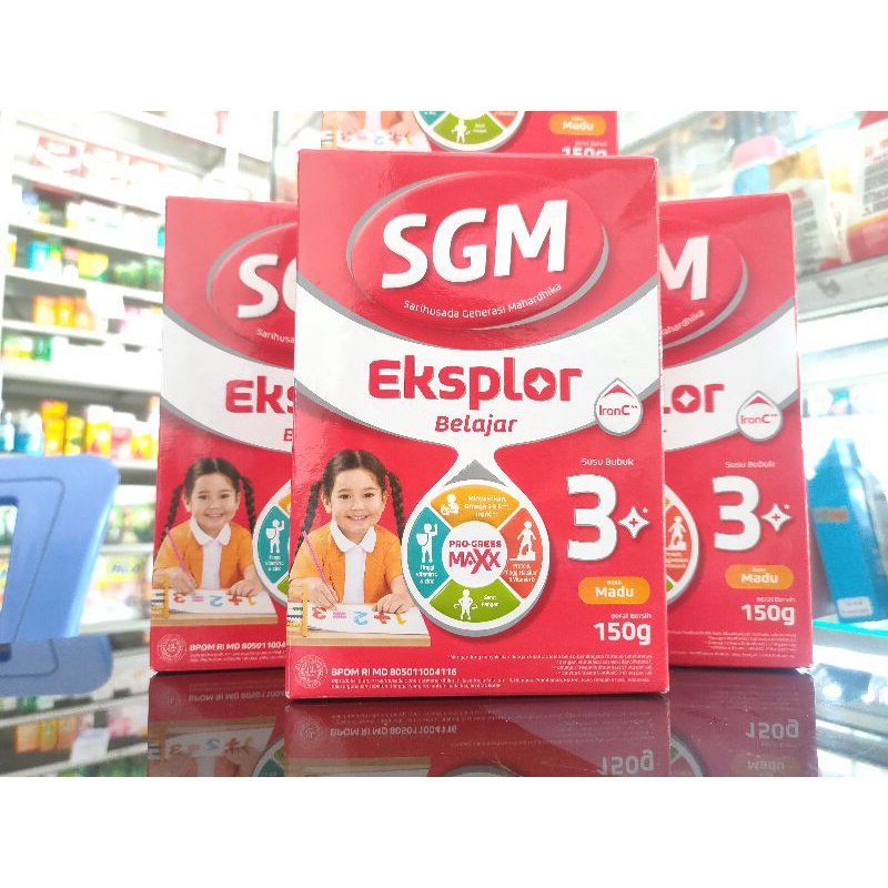 SGM EKSPLOR BELAJAR 3 PLUS 150gr (MADU)