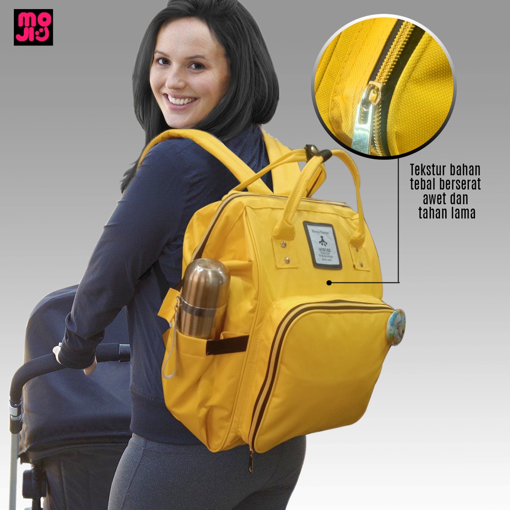 MOJI - Anello Diaper Bag / Ransel Bayi / Tas Perlengkapan Bayi / Tas Popok Bayi Best Seller