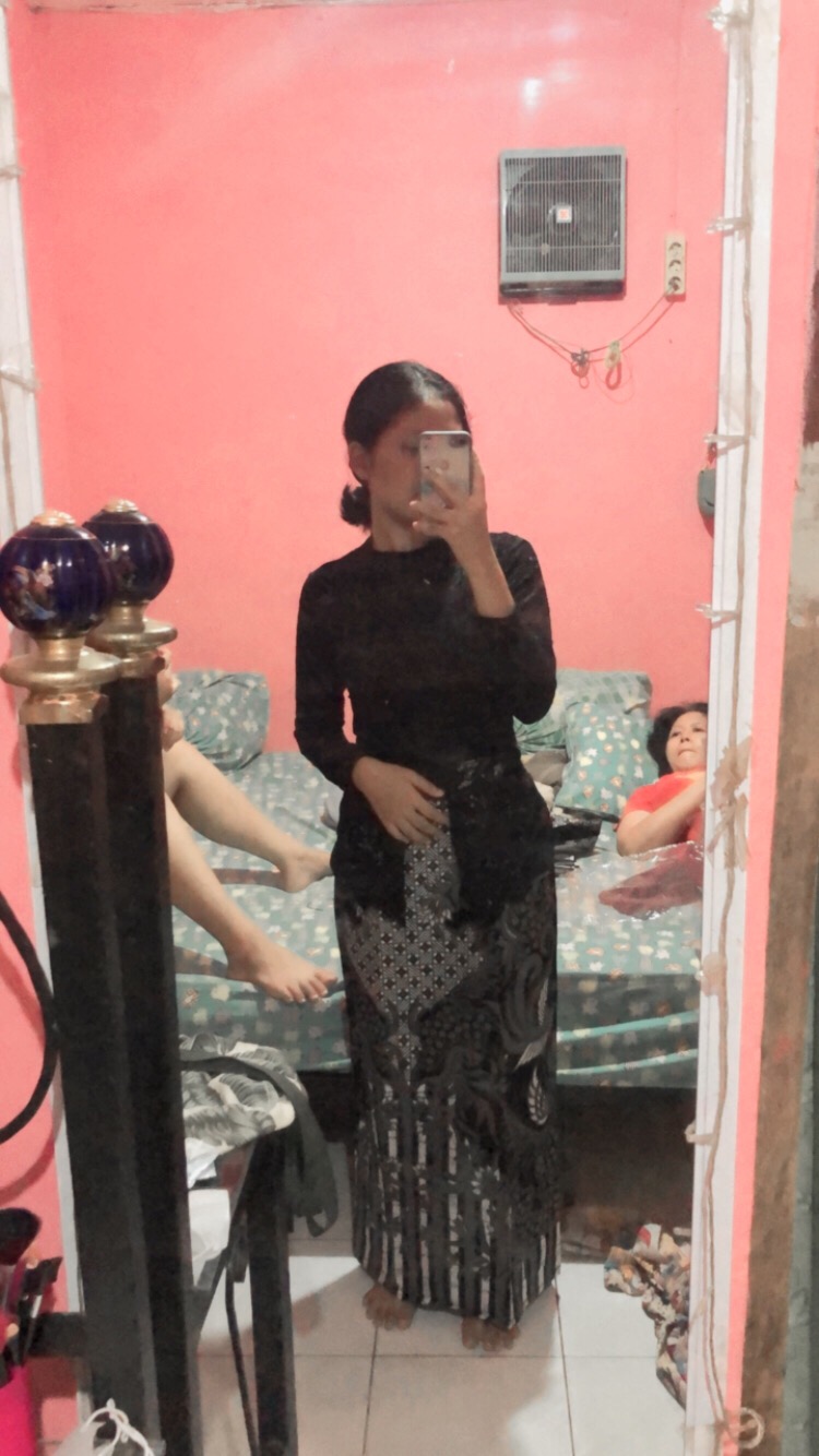 (termurah - Ori & Real Pic! Busui_6  Warna) Batik Couple Andhini Kebaya Couple Brukat Anabel - Bs073