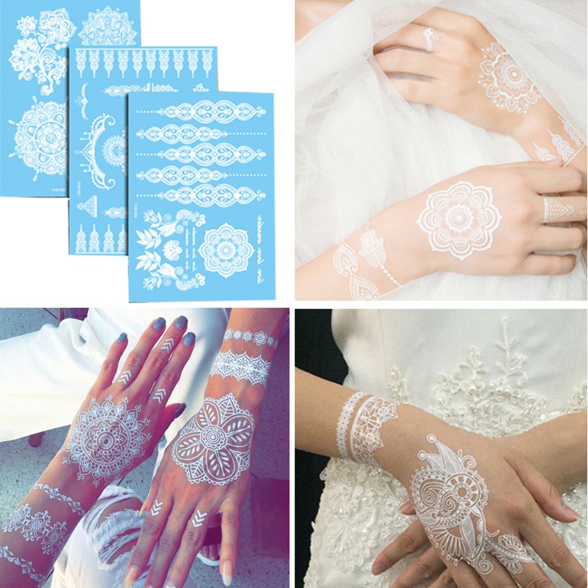 Tattoo white henna tatoo henna temporer Beauty Pengantin