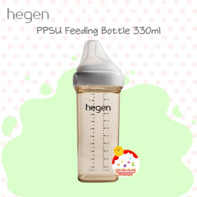 Botol Susu Hegen PPSU Feeding Bottle 2x330ml