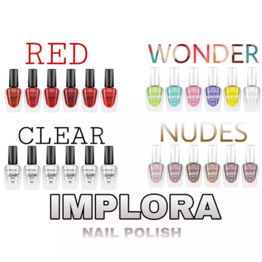 IMPLORA NAIL POLISH 6X8 ML