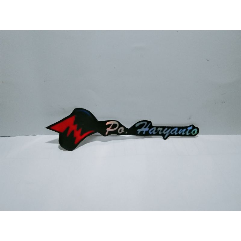 

Sticker Hologram Po Haryanto Cutting laser Bismania