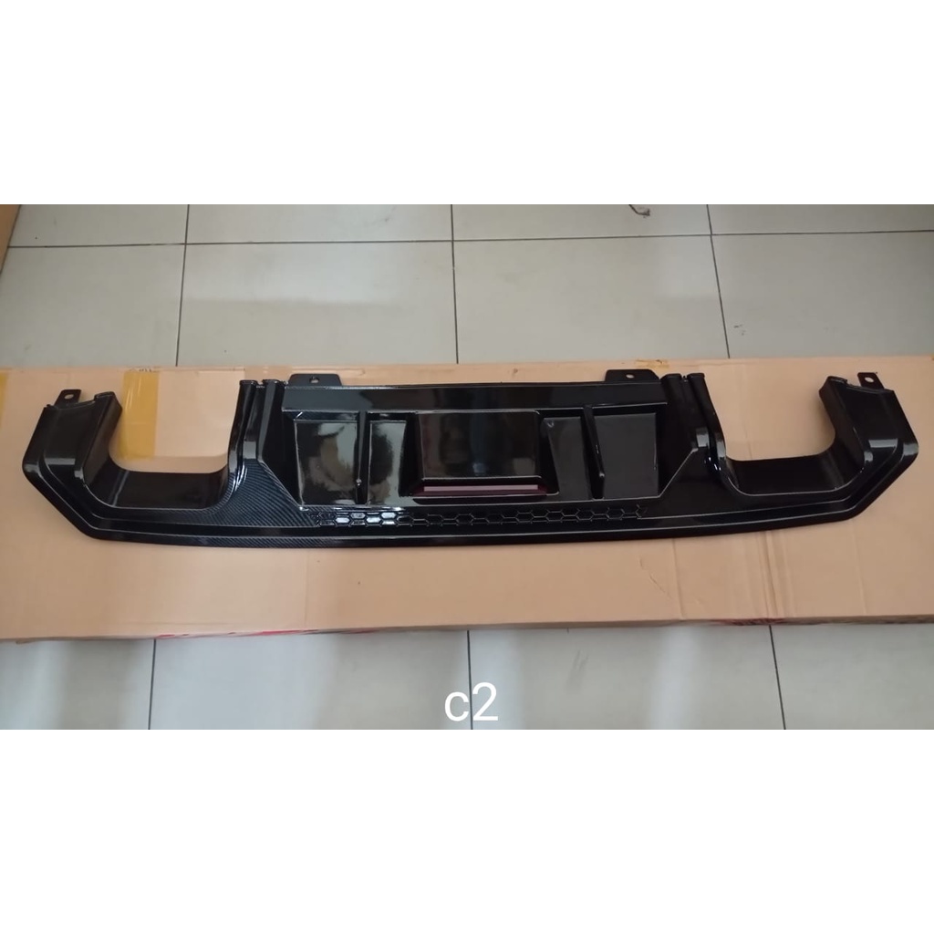 skid plate Belakang Bumper New Civic Turbo CARBON