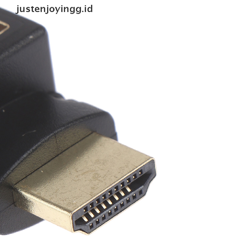 Adapter HDMI Male Ke Female Tipe L 270 Derajat Channel Audio Return