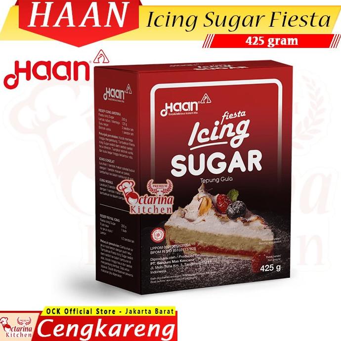 

HAAN Icing Sugar Fiesta 425 gram - Gula Halus - Powder Sugar 425gr