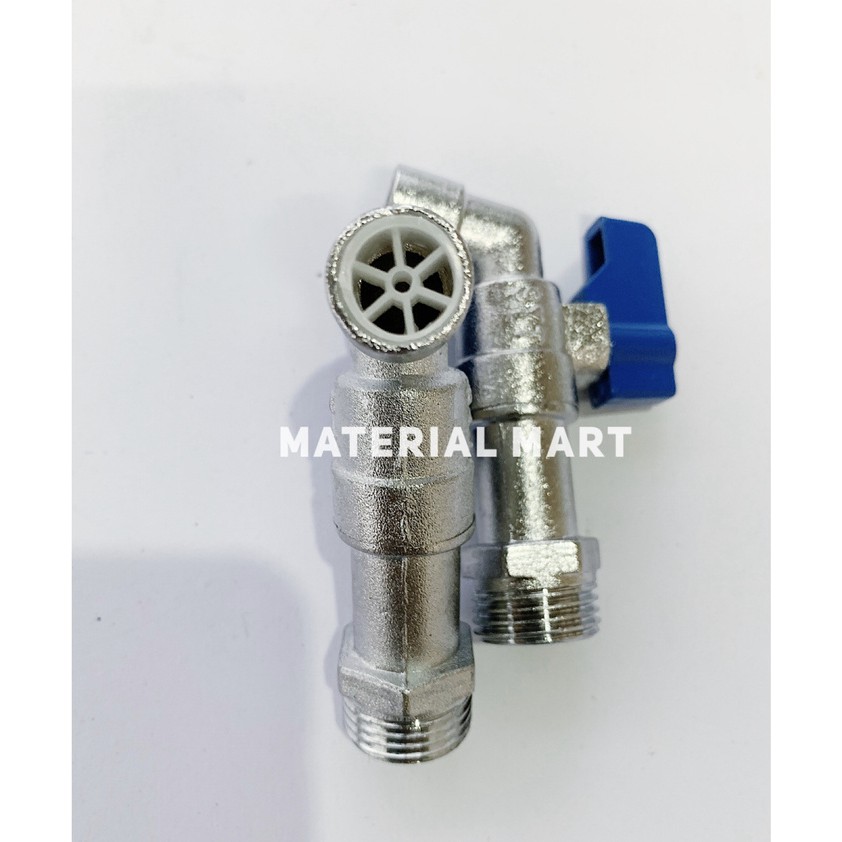 Keran Air Besi 1/2” Pendek | Kran Air 1/2 Inch Mini | Tembok Cebol | Material Mart