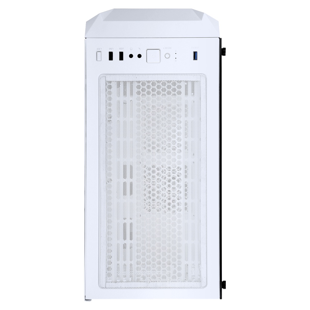 Case Abkoncore Helios H301G White (3 Fan RGB, ATX, Temper) Casing Abko