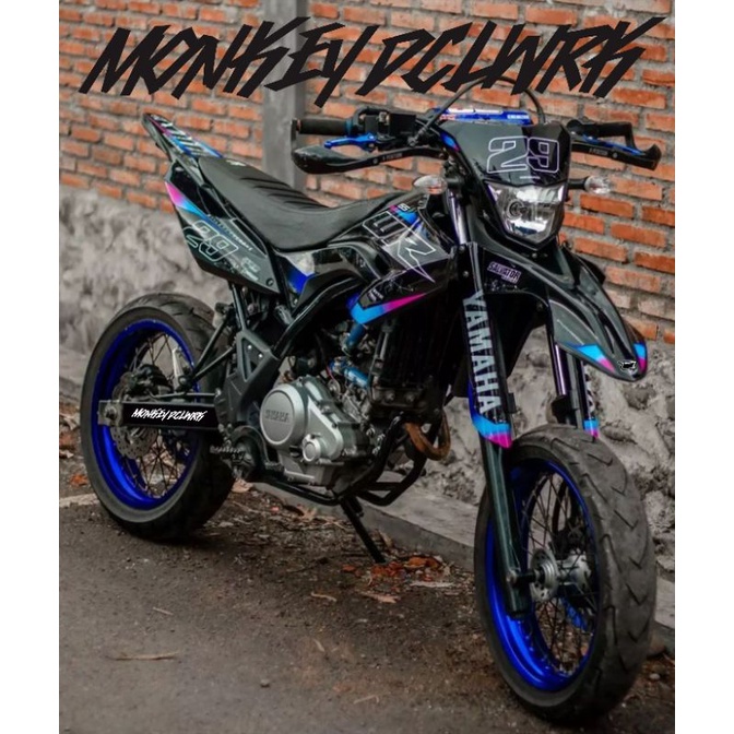 DEKAL STICKER DECAL WR 155 CUSTOM SIMPLE