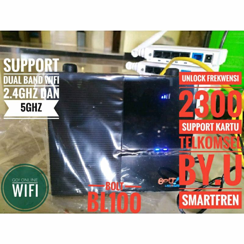 Modem Wifi Home Router Bolt Helios BL100 (Lebih hemat dari BL400) Sudah Unlock 4G LTE