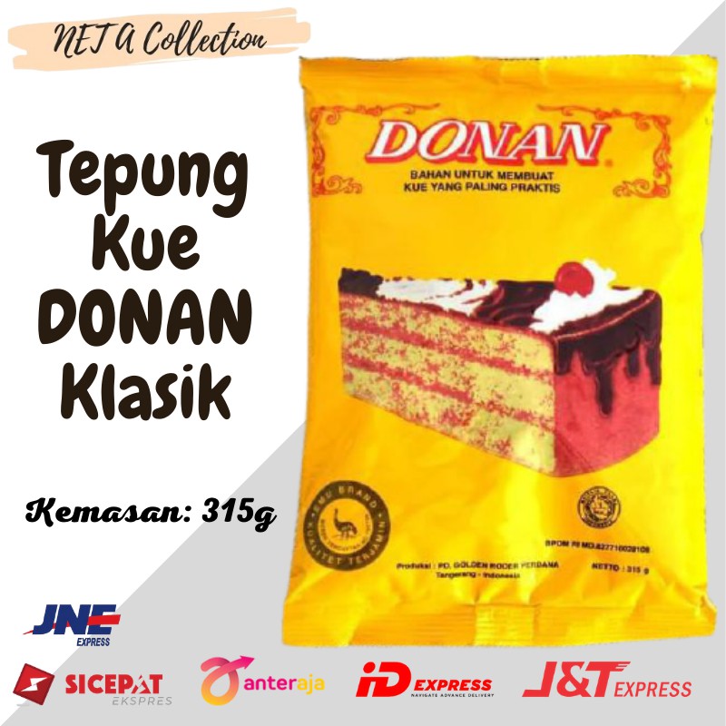 

(BISA COD) Tepung Kue DONAN Klasik Bahan Dasar Cake Kemasan 7 Kg