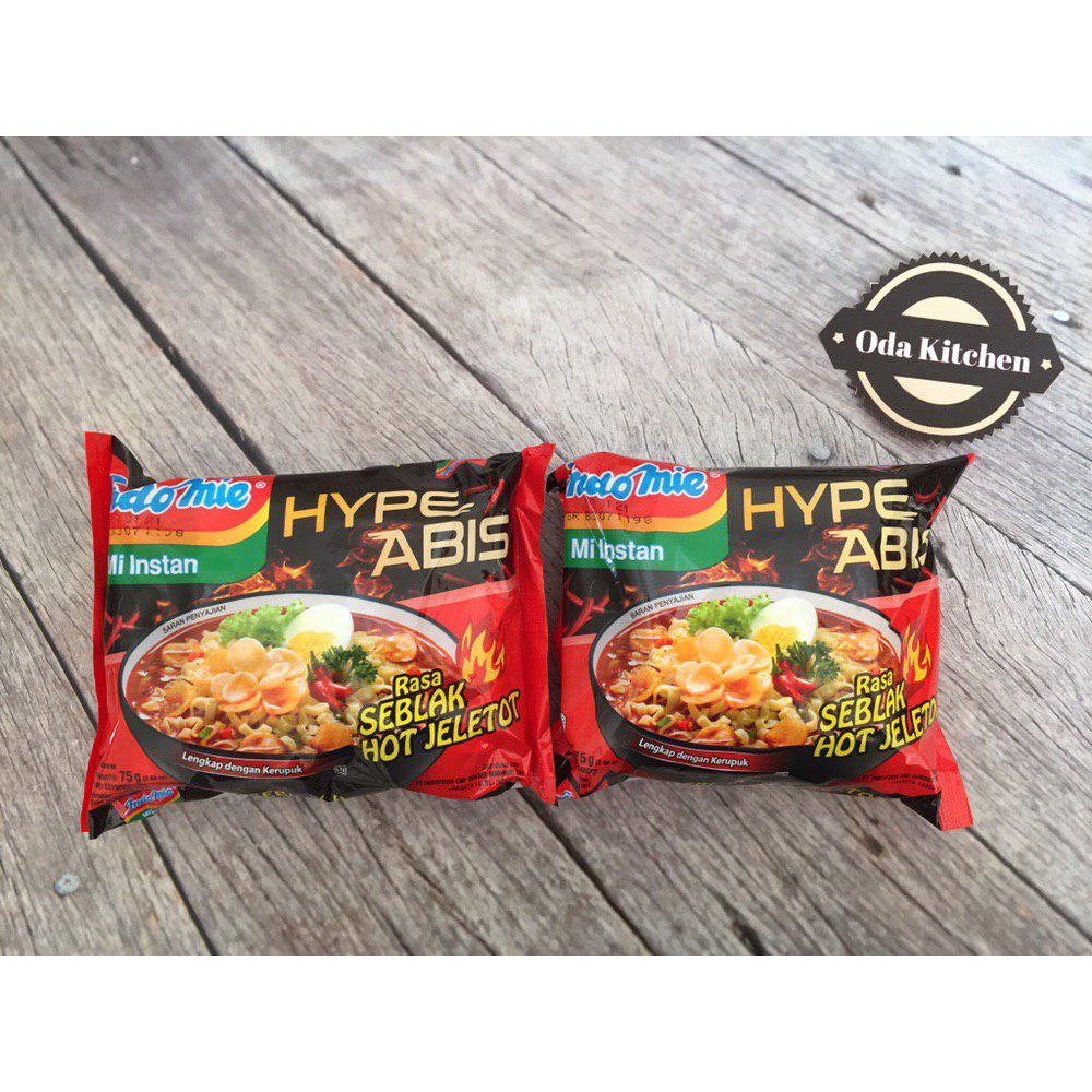 INDOMIE HYPE ABIS RASA SEBLAK HOT JELETOT 75gr