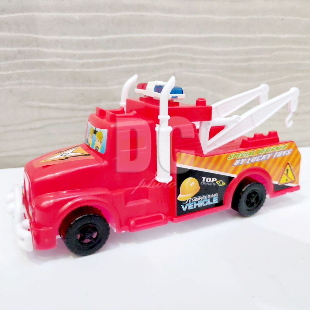 Engineering Vehicle 112 Mainan Mobil Derek