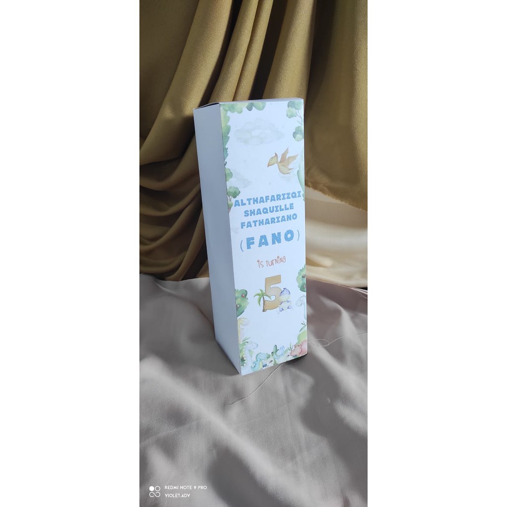 

BOX botol/ box tumbler/ box souvenir CUSTOM DESAIN+TULISAN