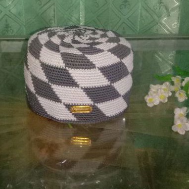 Termurah Kopyah Rajut Motif Catur