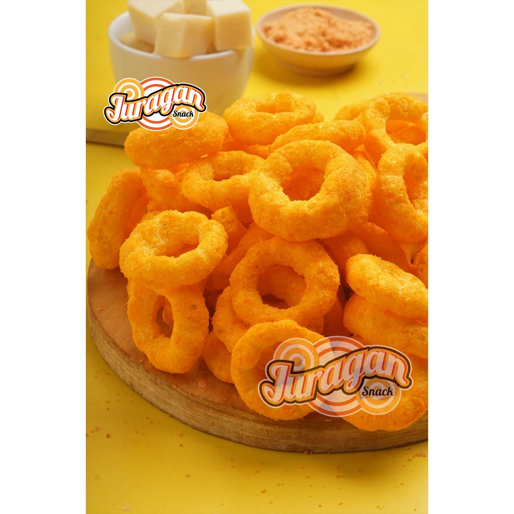 RING KEJU 400 gram snack kiloan makanan ringan jajanan cemilan camilan asin gurih murah