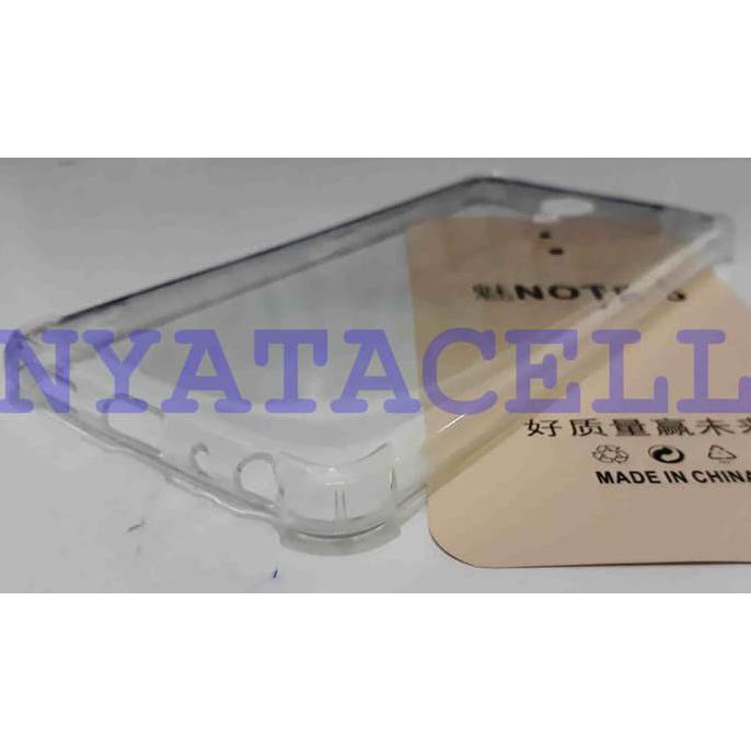 NEW SOFT CASE ANTICRACK MEIZU M5 NOTE SOFT HARD CASING COVER CLEAR - BENING MILENIA