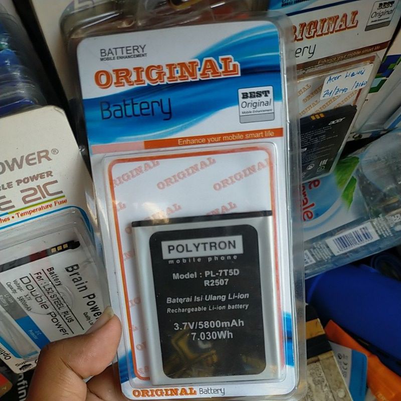 batre polytron PL-7T5D original