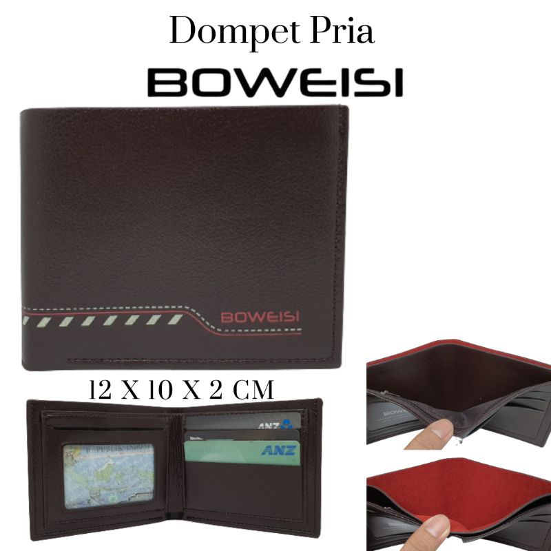 Dompet Pria Import Bovis Kulit PU Harga Murah Keren dan Berkualitas