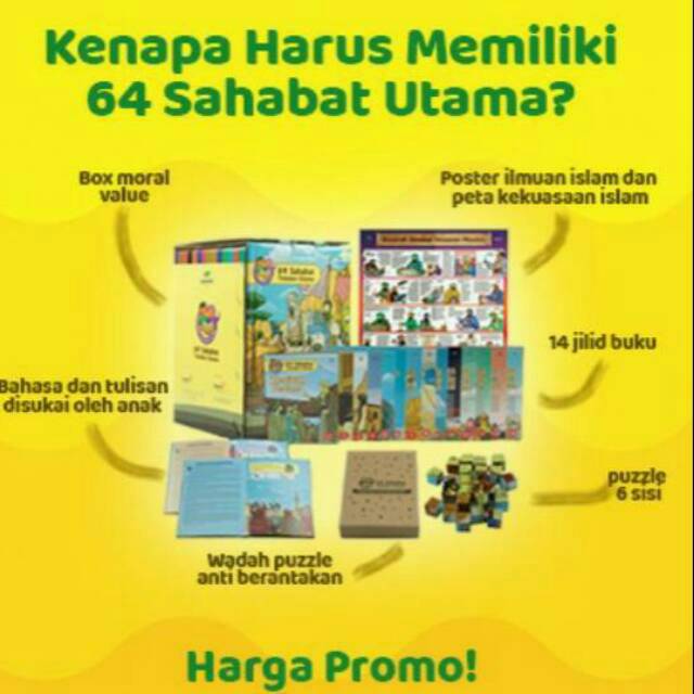64 Sahabat Nabi Teladan Utama Buku Sygma