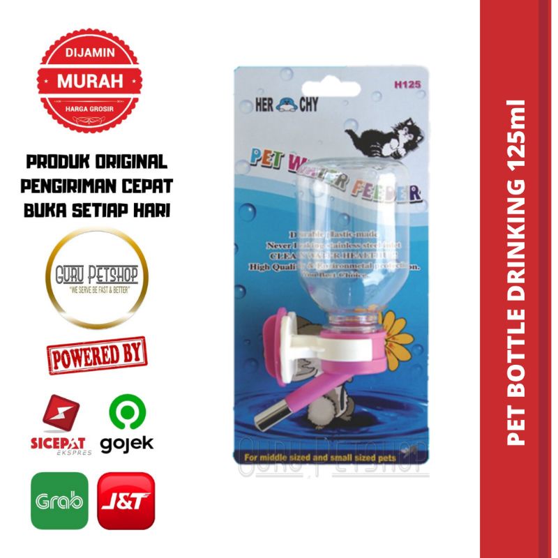 Pet Water Feeder Herchy H-125 Botol Minum Anjing Kucing / Pet Drinking