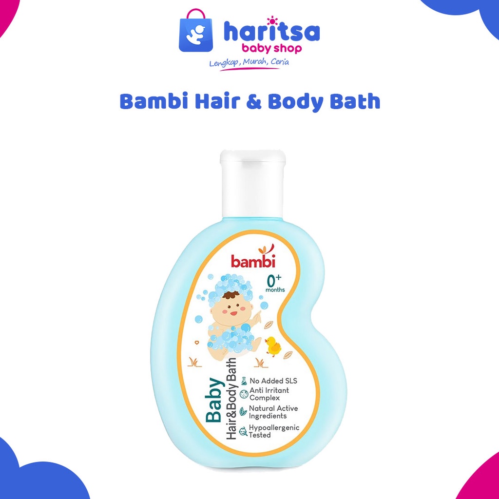 Bambi Baby Hair &amp; Body Bath - 100 ml