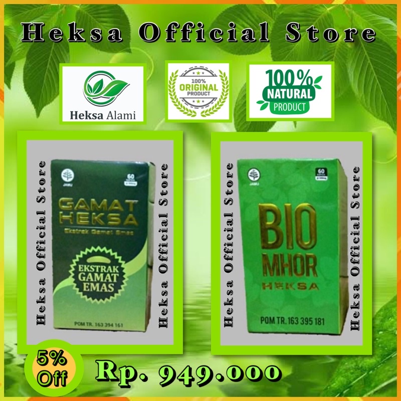 Gamat & Bio Mhor Heksa || Paket Terapi Pengobatan Stroke Ringan, Asam Urat, Magh, Diabetes, Osteopor