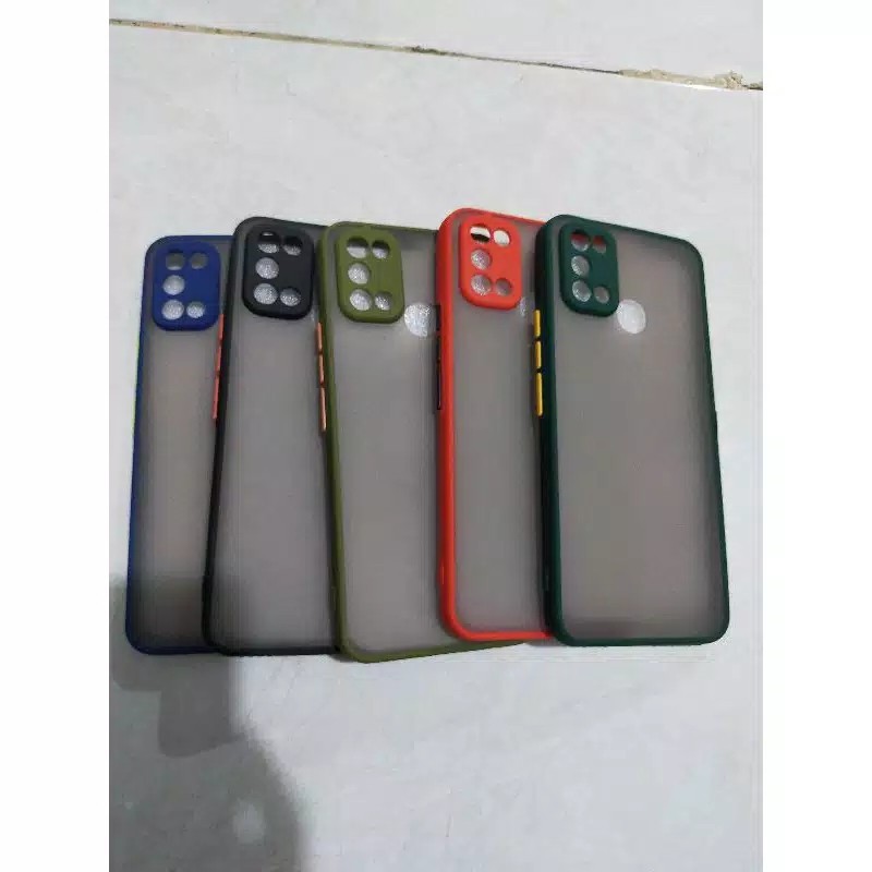 Soft Case Realme 7i Case Matte Colour Transparan Hard Case - Ultrastore11