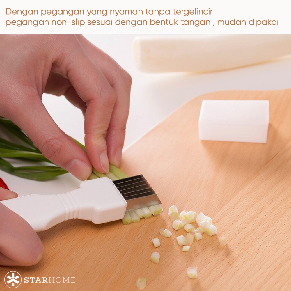 Pisau Pemotong Bawang Alat Pemotong Daun Bawang Scallion Knife Alat Potong Daun Bawang Seledri Sayuran