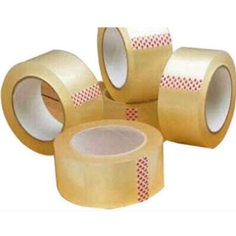 

lakban bening/solasi bening 45mmx72yard(panjang akurat)
