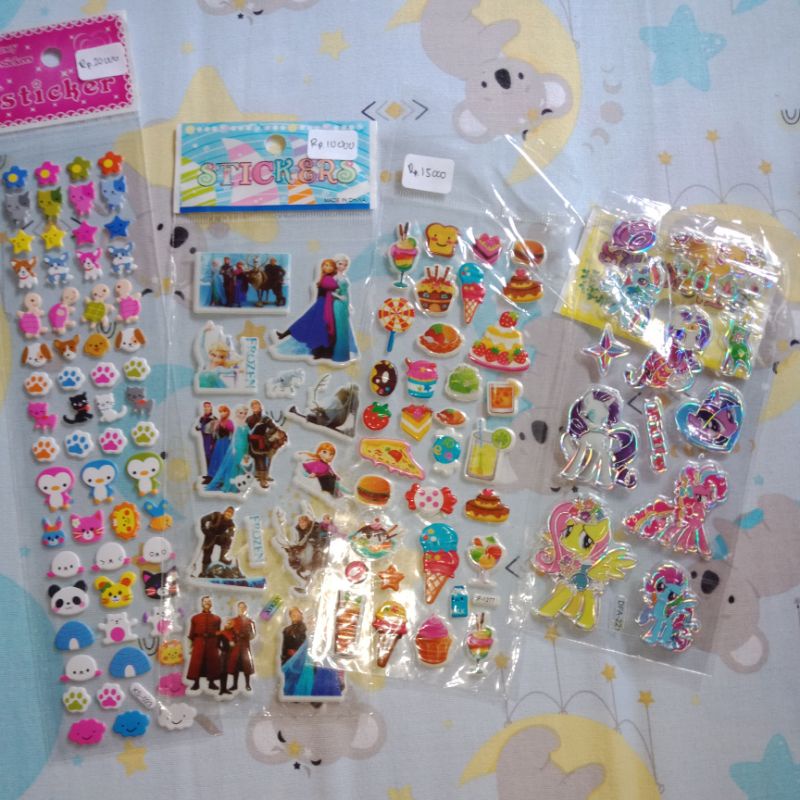 

Sticker Anak-Anak Lucu (Pt.2) Gambar Animals, Frozen, Food & My Little Pony (WAJIB BACA DESKRIPSI)