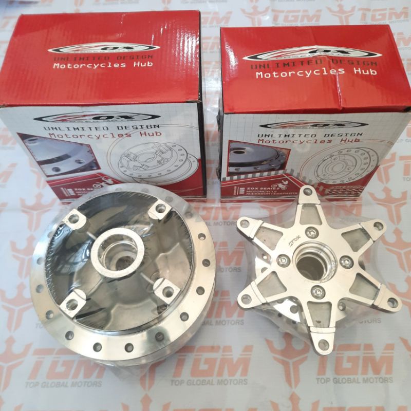 Tromol Supra GTR 150 Sepasang / Tromol hub Honda GTR chrome Depan Belakang