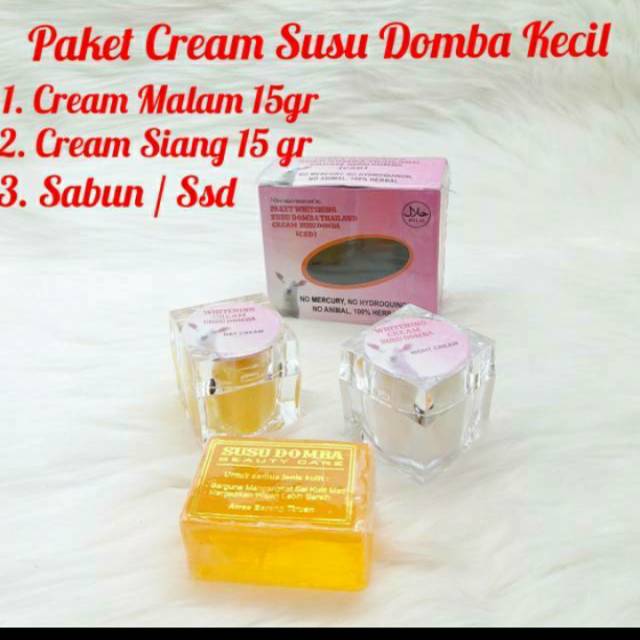 PAKET CSD CREAM SUSU DOMBA KECIL 15GR