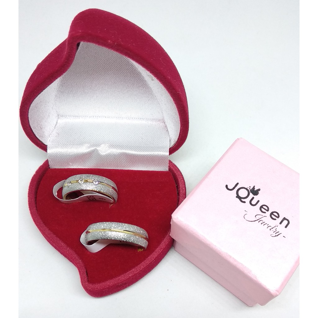 Cincin Couple Titanium murah / Cincin Couple Ring / cincin Pasangan / Cincin Tunangan C078