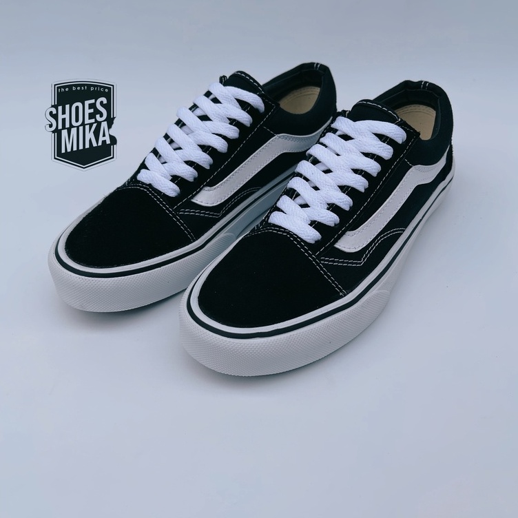 Sepatu Vans Oldskool Black White Premium