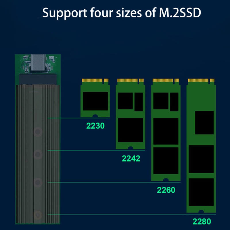 Bt Untuk M.2 SSD Aluminium Heat Sink High Performance SSD Radiator Dengan Thermal Pads