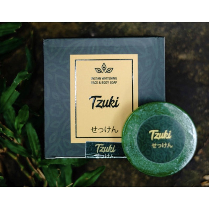 Sabun Tzuki Soap Pemutih Kulit Wajah Dan Badan 100% Original beli 2 gratis 1 pcs