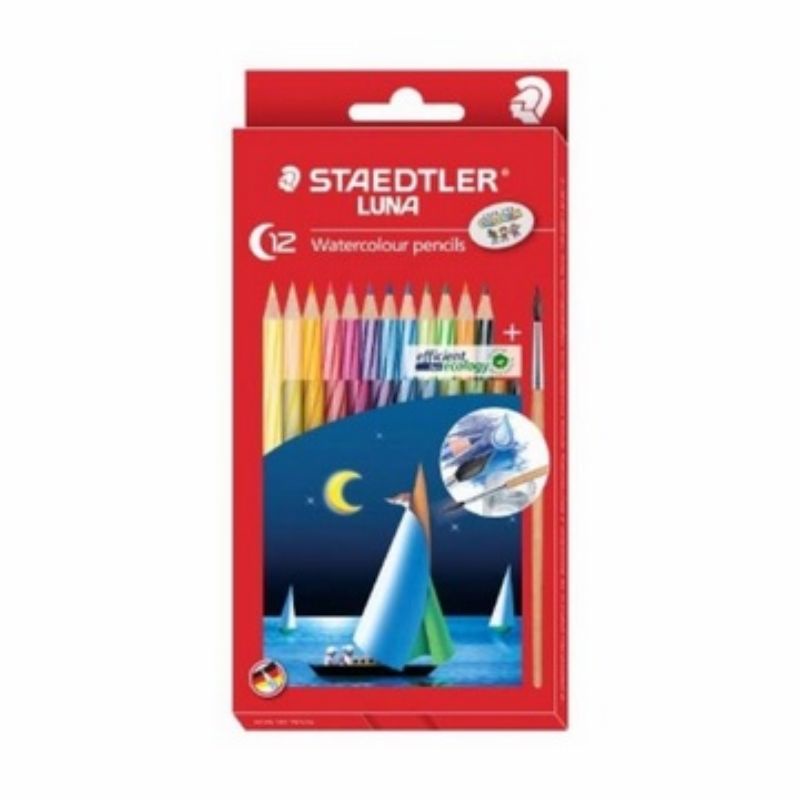 

STAEDTLER LUNA PENSIL WARNA 12pcs water colour pensil