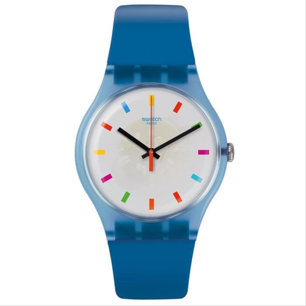 SWATCH SUON125 Jam Tangan Pria Original Color Square