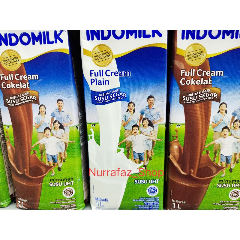 

SUSU UHT INDOMILK 1000ml FULLCREAM COKLAT